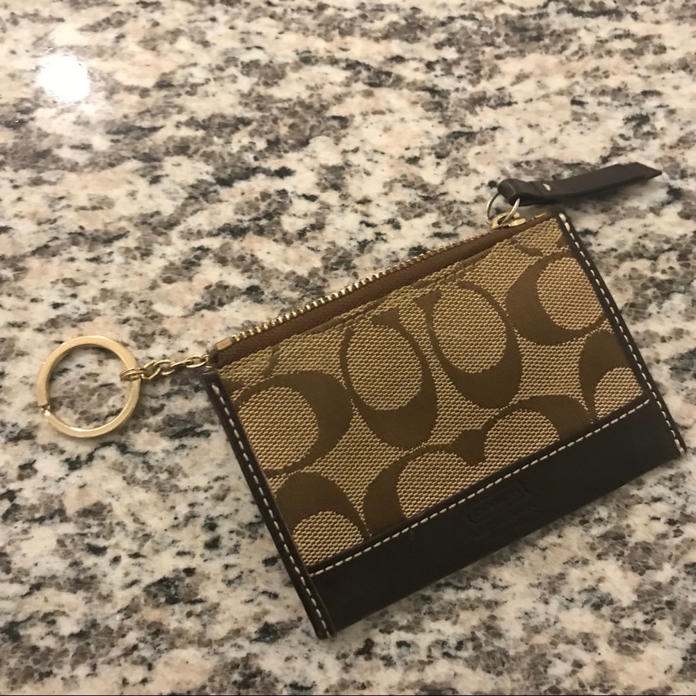 Authentic Coach Card and Key Holder - Like New!